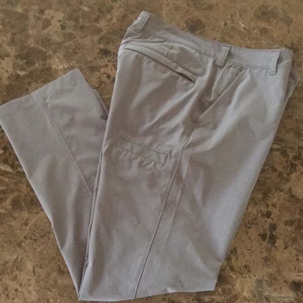 Duluth Standard Fit Performance Stretch Comfort Chino Utility Pants 34X32 Gray